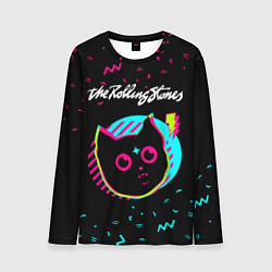 Мужской лонгслив Rolling Stones - rock star cat