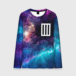 Лонгслив мужской Paramore space rock, цвет: 3D-принт