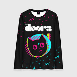 Мужской лонгслив The Doors - rock star cat