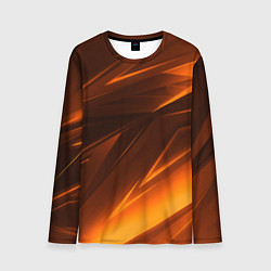 Мужской лонгслив Geometry stripes orange
