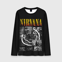 Мужской лонгслив Nirvana forever