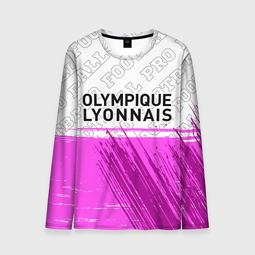 Мужской лонгслив Lyon pro football посередине / 3D-принт – фото 1