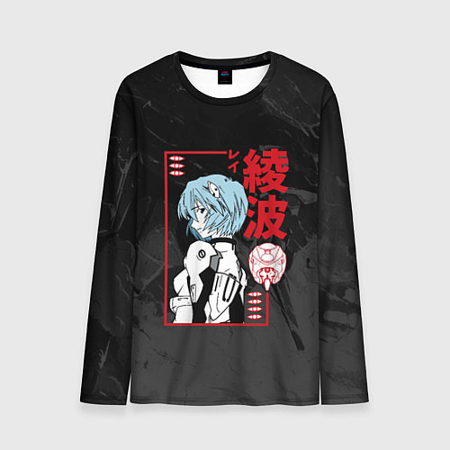 Мужской лонгслив Evangelion - Рей Аянами / 3D-принт – фото 1