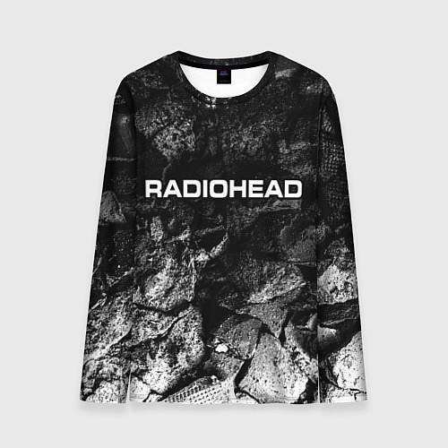 Мужской лонгслив Radiohead black graphite / 3D-принт – фото 1