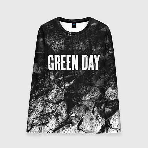 Мужской лонгслив Green Day black graphite / 3D-принт – фото 1