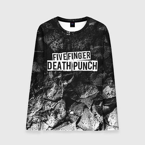 Мужской лонгслив Five Finger Death Punch black graphite / 3D-принт – фото 1