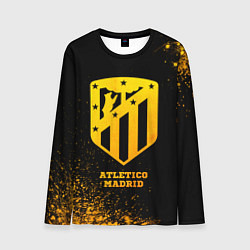 Мужской лонгслив Atletico Madrid - gold gradient