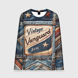 Мужской лонгслив Vintage vanguard jeans - patchwork