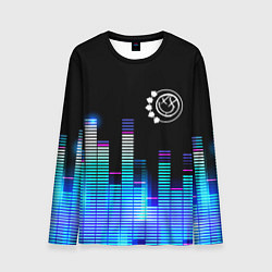 Лонгслив мужской Blink 182 эквалайзер, цвет: 3D-принт