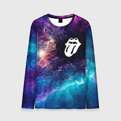 Лонгслив мужской Rolling Stones space rock, цвет: 3D-принт