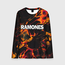 Мужской лонгслив Ramones red lava