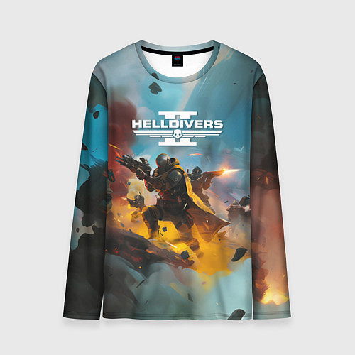 Мужской лонгслив Helldivers 2 art for the game / 3D-принт – фото 1