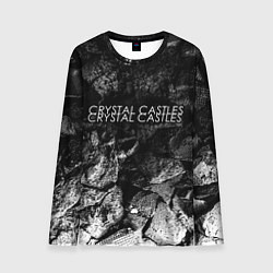 Мужской лонгслив Crystal Castles black graphite