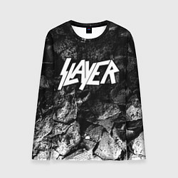 Лонгслив мужской Slayer black graphite, цвет: 3D-принт