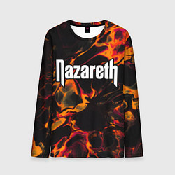 Лонгслив мужской Nazareth red lava, цвет: 3D-принт