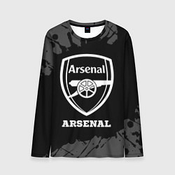Лонгслив мужской Arsenal sport на темном фоне, цвет: 3D-принт