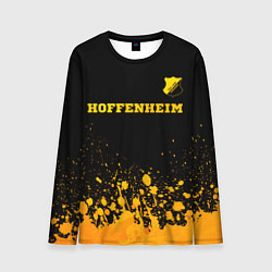 Мужской лонгслив Hoffenheim - gold gradient посередине