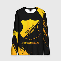 Мужской лонгслив Hoffenheim - gold gradient