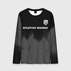 Мужской лонгслив Atletico Madrid sport на темном фоне посередине