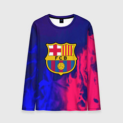 Лонгслив мужской Barcelona fc club gradient, цвет: 3D-принт