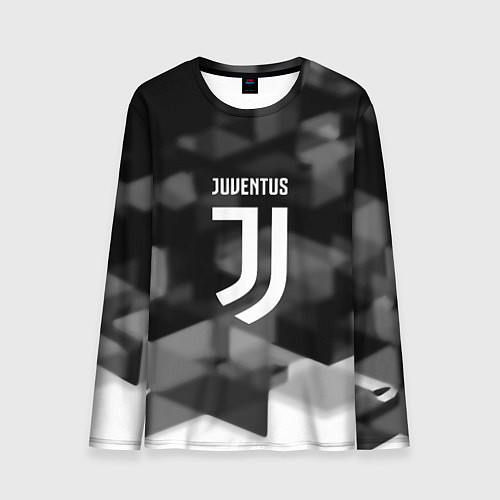 Мужской лонгслив Juventus geometry fc / 3D-принт – фото 1