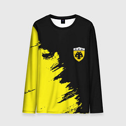 Мужской лонгслив AEK sport color yellow