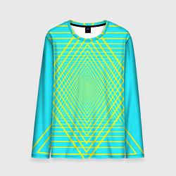 Мужской лонгслив Трансформация контурных треугольников