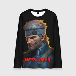 Лонгслив мужской Веном Снейк из игры Metal gear, цвет: 3D-принт
