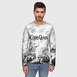 Лонгслив мужской Code Geass white graphite, цвет: 3D-принт — фото 2