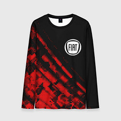 Лонгслив мужской Fiat sport grunge, цвет: 3D-принт