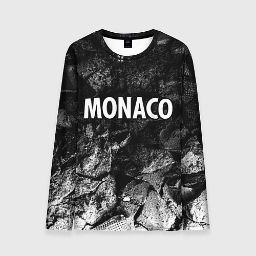 Мужской лонгслив Monaco black graphite / 3D-принт – фото 1