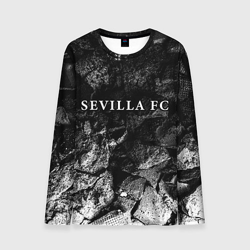 Мужской лонгслив Sevilla black graphite / 3D-принт – фото 1