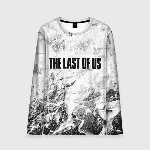 Мужской лонгслив The Last Of Us white graphite / 3D-принт – фото 1