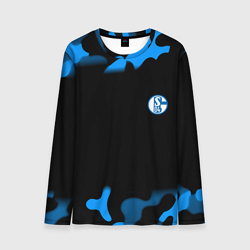 Мужской лонгслив Schalke 04 fc camo / 3D-принт – фото 1