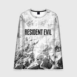 Лонгслив мужской Resident Evil white graphite, цвет: 3D-принт