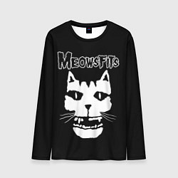 Лонгслив мужской Misfits - Meowsfits, цвет: 3D-принт