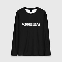 Лонгслив мужской Samurai logo white, цвет: 3D-принт