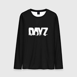 Мужской лонгслив Dayz logo white