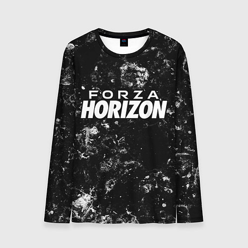 Мужской лонгслив Forza Horizon black ice / 3D-принт – фото 1
