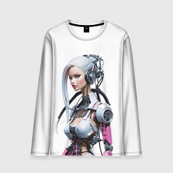 Лонгслив мужской Cyber warrior Barbie - ai art fantasy, цвет: 3D-принт