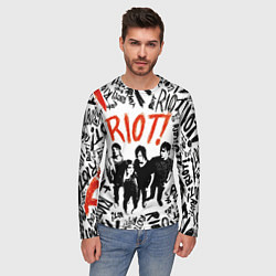 Лонгслив мужской Paramore - riot, цвет: 3D-принт — фото 2