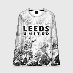 Мужской лонгслив Leeds United white graphite