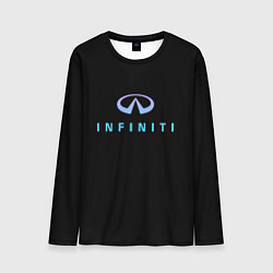 Мужской лонгслив Infiniti logo neon