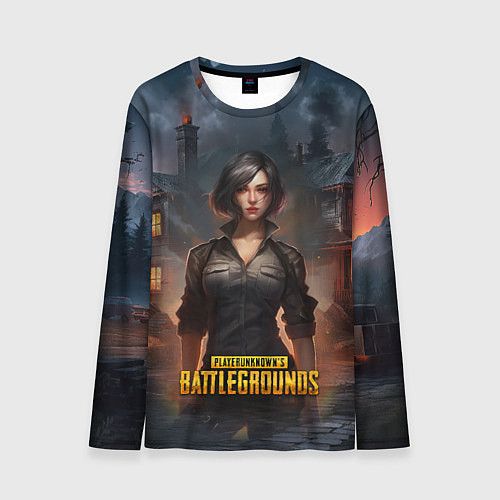 Мужской лонгслив PUBG game wallpaper / 3D-принт – фото 1