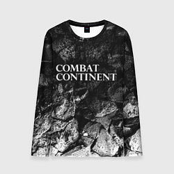 Лонгслив мужской Combat Continent black graphite, цвет: 3D-принт