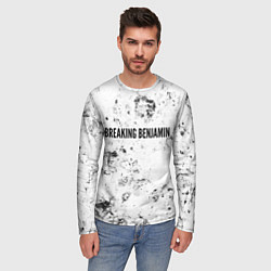 Лонгслив мужской Breaking Benjamin dirty ice, цвет: 3D-принт — фото 2