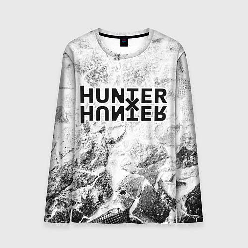 Мужской лонгслив Hunter x Hunter white graphite / 3D-принт – фото 1