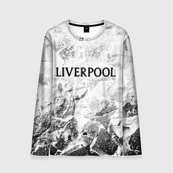 Лонгслив мужской Liverpool white graphite, цвет: 3D-принт