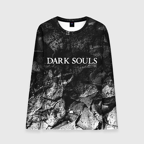 Мужской лонгслив Dark Souls black graphite / 3D-принт – фото 1