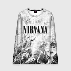 Мужской лонгслив Nirvana white graphite